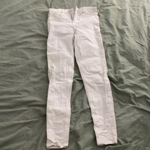 NWOT Topshop Jamie White Denim Jeans